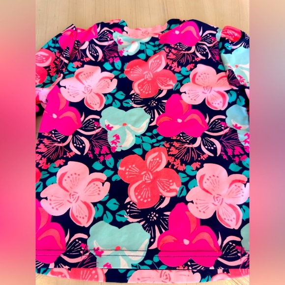EUC - Carter’s Just One You Toddler Girls Bright Floral Rash Guard Shirt - Sz 5T - Picture 9 of 10
